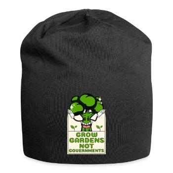 Grow Gardens Not Government - Jersey Beanie - black - Front