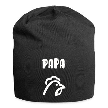 Daddy hen - Jersey Beanie - black - Front