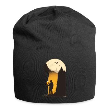 Nature Forest Wandering Beer Freedom - Bonnet en jersey - noir - Devant