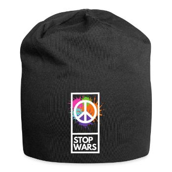 Stop Wars #2 - Bonnet en jersey - noir - Devant