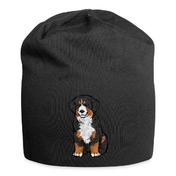 Bouvier bernois - Bonnet en jersey - noir - Devant