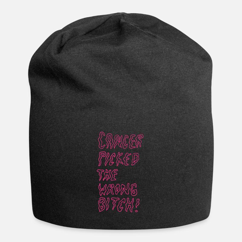 Picked the wrong - Jersey-Beanie - Schwarz