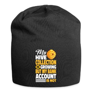 beekeeper beekeeper bees honey bee beekeeping - Jersey Beanie - black - Front