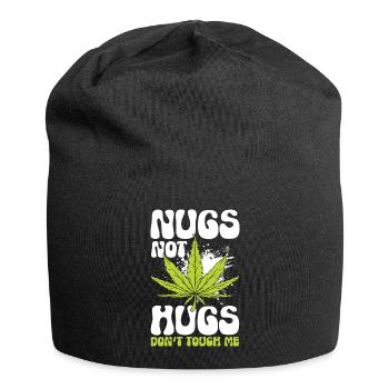 Ne touchez pas à mon problème de provocation - Bonnet en jersey - noir - Devant