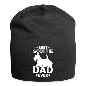 Scottish Terrier Scottie Dog - Jersey Beanie - black - Front
