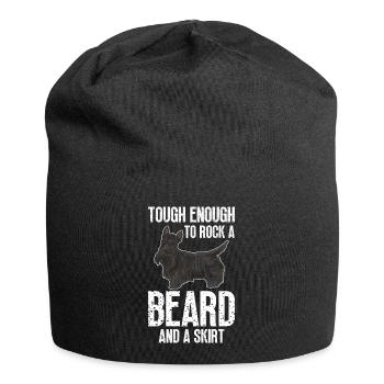 Scottish Terrier Scottie Dog - Jersey Beanie - black - Front