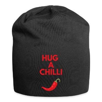 HUG A CHILLI - Jersey Beanie - black - Front