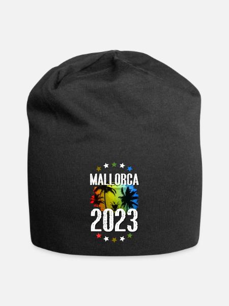 Mallorca 2023 - Jersey-Beanie - Schwarz