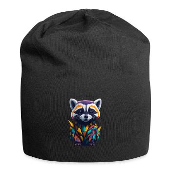 Racoon 2 - Jersey-Beanie - Schwarz - Vorne