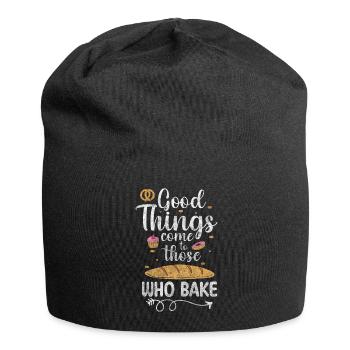 Bäcker Beruf Teig - Jersey-Beanie - Schwarz - Vorne