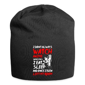Cosplay Senpai Comic Nerd - Jersey Beanie - black - Front