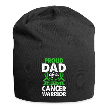 Father Of The Bile Duct Cancer Warrior Consciousness - Jersey Beanie - black - Front