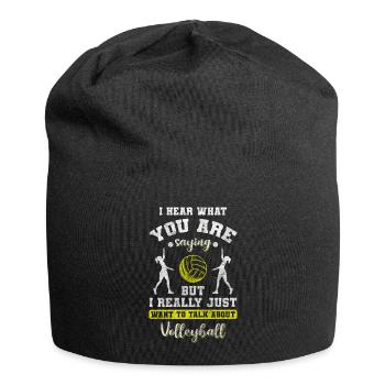 Volleyball Team Player Team Match - Jersey Beanie - black - Front