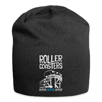 Roller Coaster Repeat - Jersey-Beanie - Schwarz - Vorne