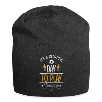 Brettspiel Gewinner - Jersey-Beanie - Anthrazit - Vorne