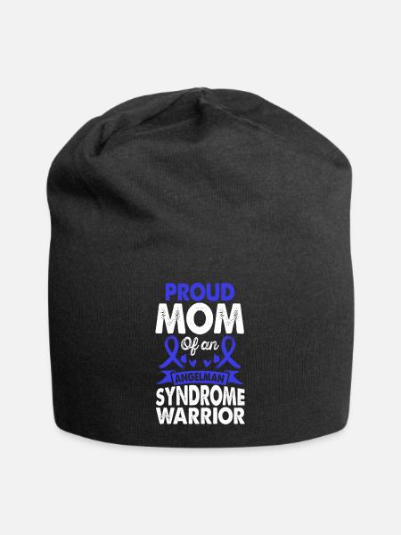 Mutter Des Angelman-syndroms - Jersey-Beanie - Schwarz