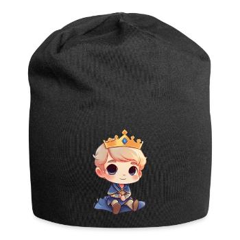 L’élégance royale Un prince - Bonnet en jersey - noir - Devant
