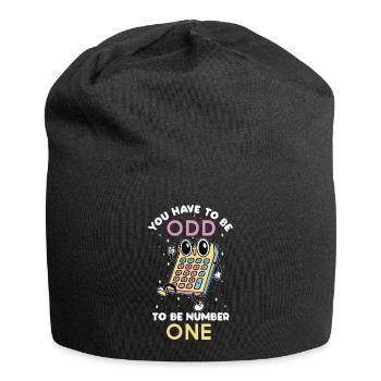 You Have To Be Odd To Be Number One Math - Jersey Beanie - black - Front