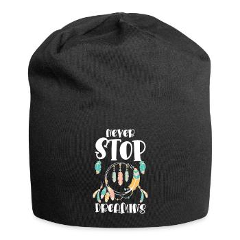 Rêve Rêveur Rêve spirituel - Bonnet en jersey - noir - Devant