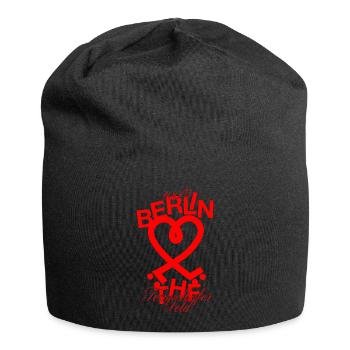 Tempelhofer Feld skater - Jersey-Beanie - Schwarz - Vorne