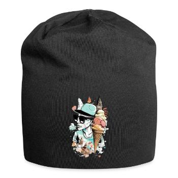 Marco le glacier - Bonnet en jersey - noir - Devant