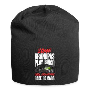 RC Car Ferngesteuertes Auto - Jersey-Beanie - Schwarz - Vorne