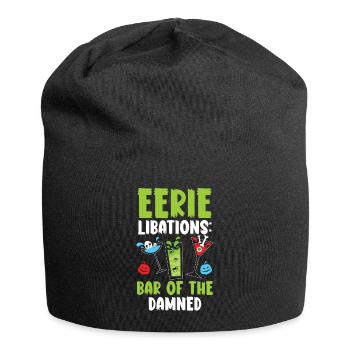 Scary drinks: Bar of the damn Halloween - Jersey Beanie - black - Front