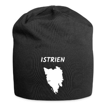 Istrien Kroatien Balkan Adria Urlaub Idee - Jersey-Beanie - Schwarz - Vorne