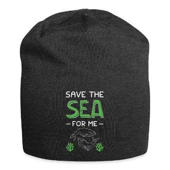 Sauvez la mer - Bonnet en jersey - charbon - Devant