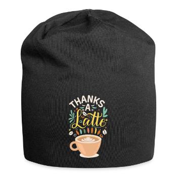 Merci A Latte - Bonnet en jersey - noir - Devant