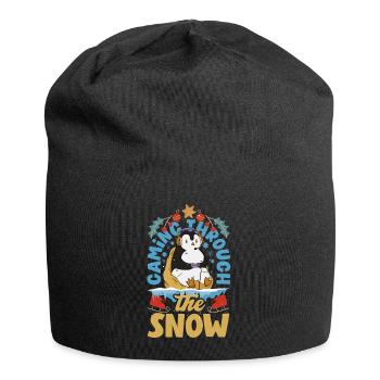 Mode inspirée du jeu Jeux sur le thème des Fêtes - Bonnet en jersey - noir - Devant