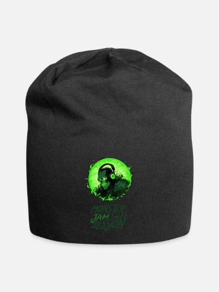 Für Musikliebhaber - Monster Jam Session - Jersey-Beanie - Schwarz