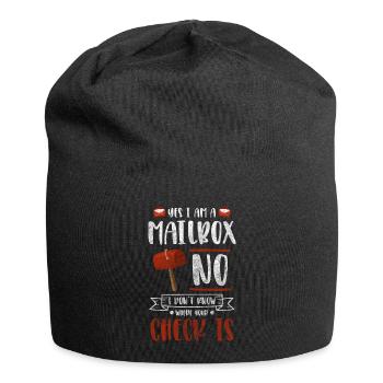 Lettres du facteur Employé des postes Facteur - Bonnet en jersey - noir - Devant
