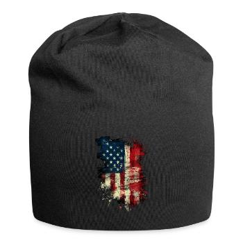 L’Amérique du grunge - Bonnet en jersey - noir - Devant