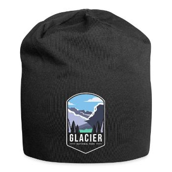 Gletscher-Nationalpark Britisch-Kolumbien Kanada - Jersey-Beanie - Schwarz - Vorne