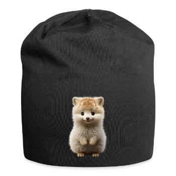 Quokka, le kangourou le plus mignon du monde - Bonnet en jersey - noir - Devant