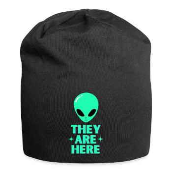 Tête d’extraterrestre Ils sont là - Bonnet en jersey - noir - Devant