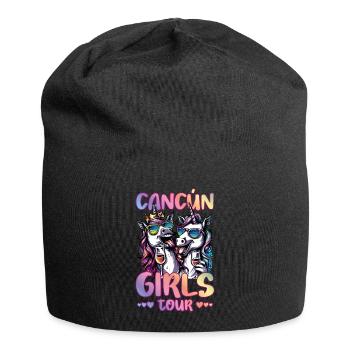 Visite des filles de Cancún au Mexique - Bonnet en jersey - noir - Devant