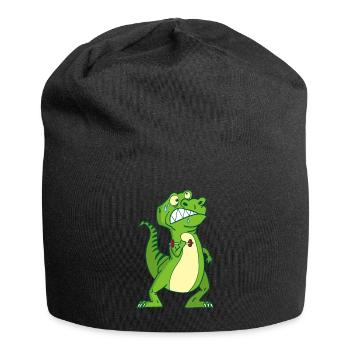 The strength of the tyrannosaurus rex - Jersey Beanie - black - Front