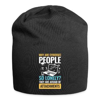 Why Are Cybersec People So Lonely - Jersey-Beanie - Schwarz - Vorne