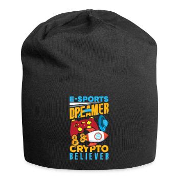 Cryptocurrency Rewards Gaming Blockchain Gamer - Jersey Beanie - black - Front