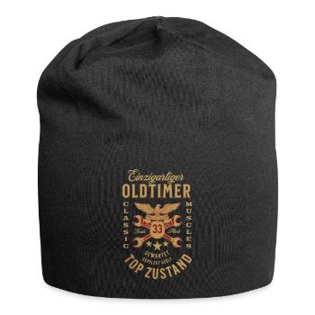 33. Geburtstag Oldtimer TOP ZUSTAND - Jersey-Beanie - Schwarz - Vorne