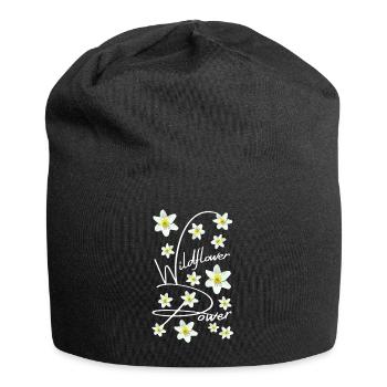 BUSCHWINDRÖSCHEN - Jersey-Beanie - Schwarz - Vorne