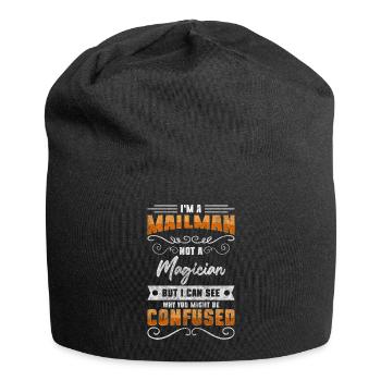 Postman Parcel Work Messenger - Jersey Beanie - black - Front