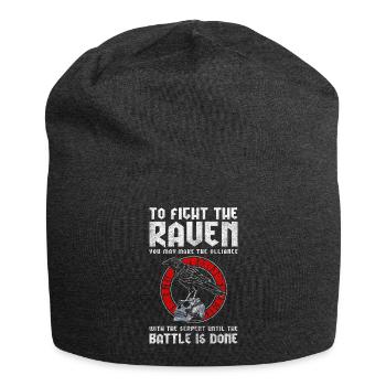 Corbeau Odin Sorcellerie Astucieuse - Bonnet en jersey - charbon - Devant