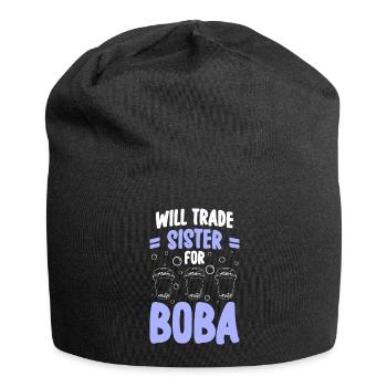 Thé glacé Boba Trend - Bonnet en jersey - noir - Devant