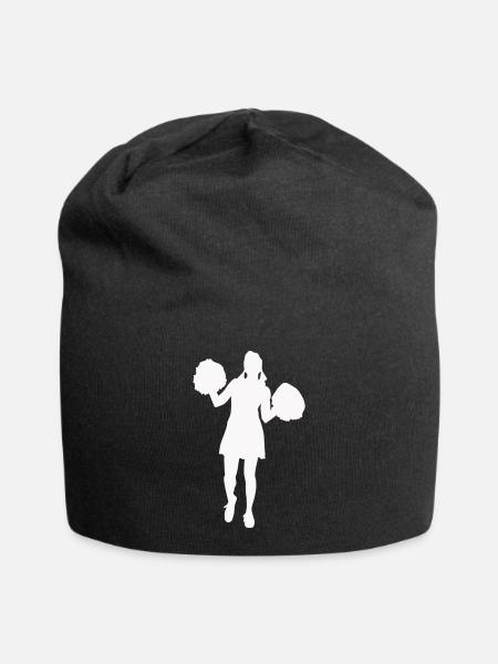 cheerleader - Jersey-Beanie - Schwarz