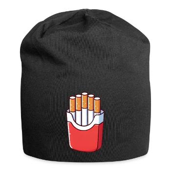 Frites de Doom Cigarette Illustration - Bonnet en jersey - noir - Devant