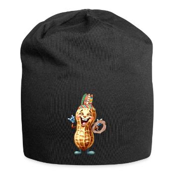 Cacahuète Wild West Enfant Enfants Cacahuètes Noix - Bonnet en jersey - noir - Devant