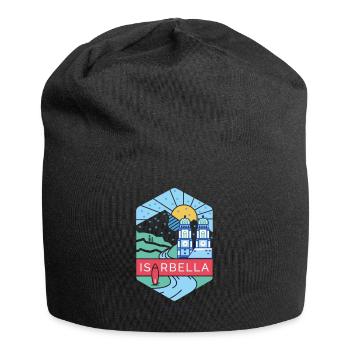 Isarbella im Winter - Jersey-Beanie - Schwarz - Vorne